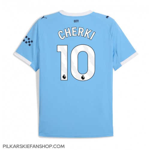 Koszulka piłkarska Manchester City Rayan Cherki #10 Strój Domowy 2025-26 tanio Krótki Rękaw Koszulka piłkarska Manchester City Rayan Cherki #10 Strój Domowy 2025-26 tanio Krótki Rękaw